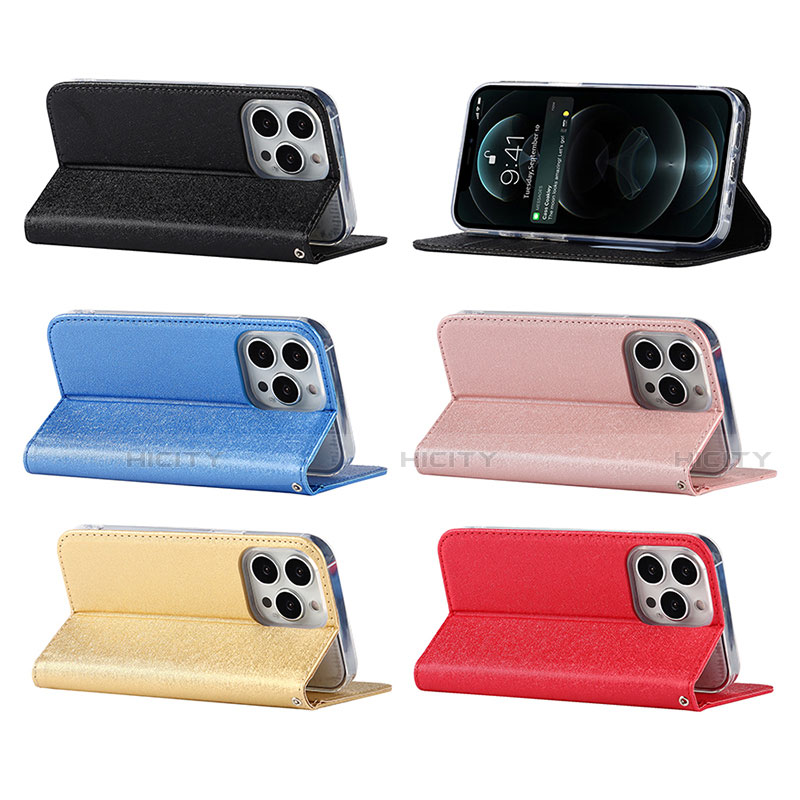 Coque Portefeuille Livre Cuir Etui Clapet L08 pour Apple iPhone 13 Pro Max Plus