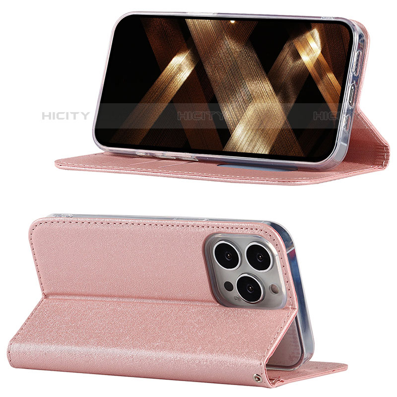 Coque Portefeuille Livre Cuir Etui Clapet L08 pour Apple iPhone 15 Pro Plus