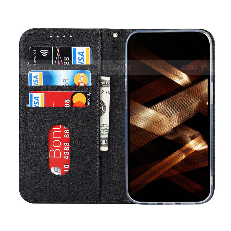 Coque Portefeuille Livre Cuir Etui Clapet L08 pour Apple iPhone 15 Pro Plus