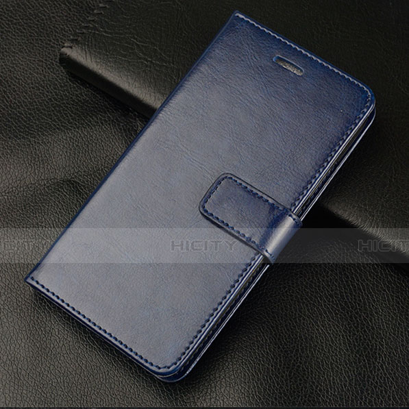 Coque Portefeuille Livre Cuir Etui Clapet L08 pour Huawei Honor 10 Lite Bleu Plus