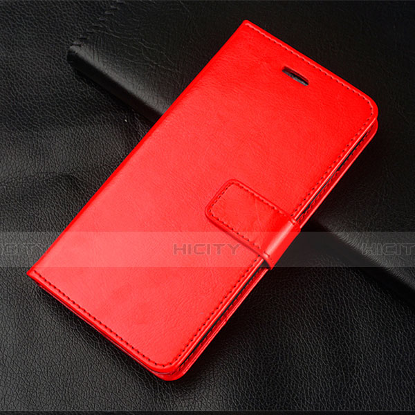 Coque Portefeuille Livre Cuir Etui Clapet L08 pour Huawei Honor 10 Lite Rouge Plus