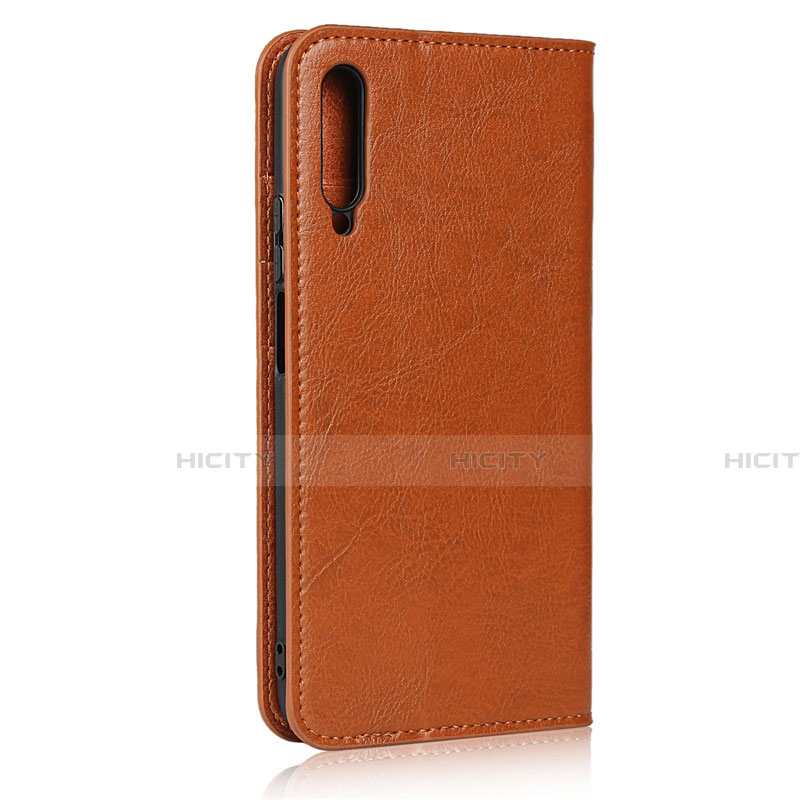 Coque Portefeuille Livre Cuir Etui Clapet L08 pour Huawei Honor 9X Pro Orange Plus