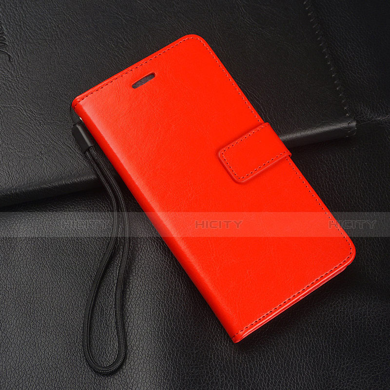 Coque Portefeuille Livre Cuir Etui Clapet L08 pour Huawei Mate 20 Lite Rouge Plus