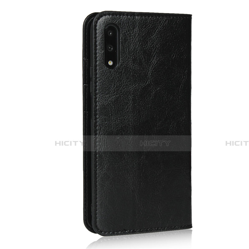 Coque Portefeuille Livre Cuir Etui Clapet L08 pour Huawei P Smart Z (2019) Noir Plus