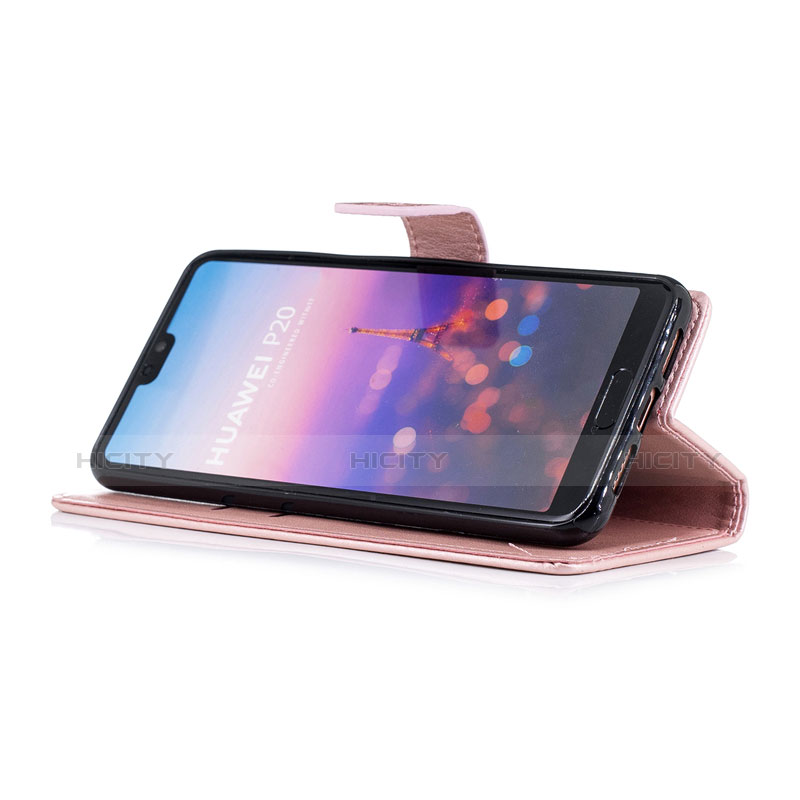 Coque Portefeuille Livre Cuir Etui Clapet L08 pour Huawei P20 Plus