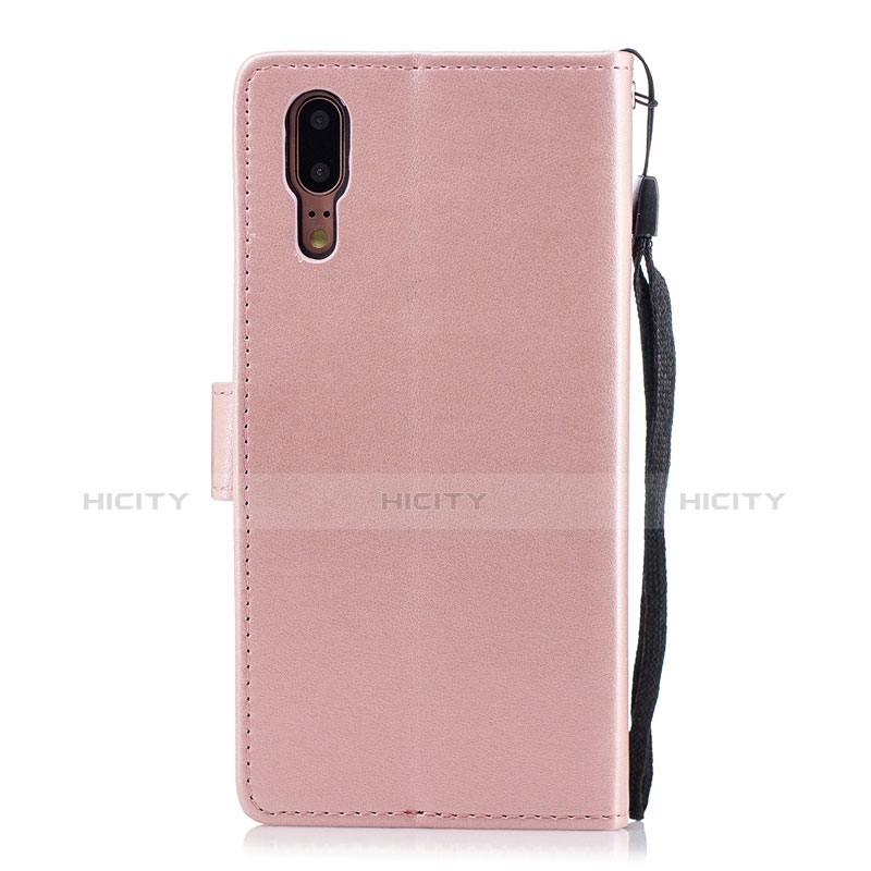 Coque Portefeuille Livre Cuir Etui Clapet L08 pour Huawei P20 Plus