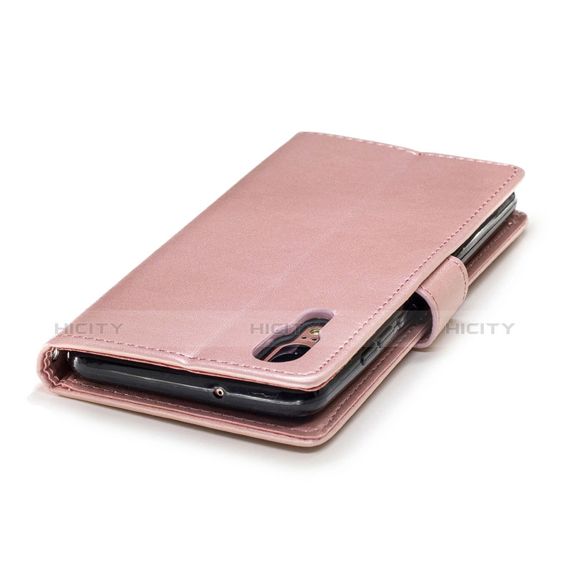 Coque Portefeuille Livre Cuir Etui Clapet L08 pour Huawei P20 Plus