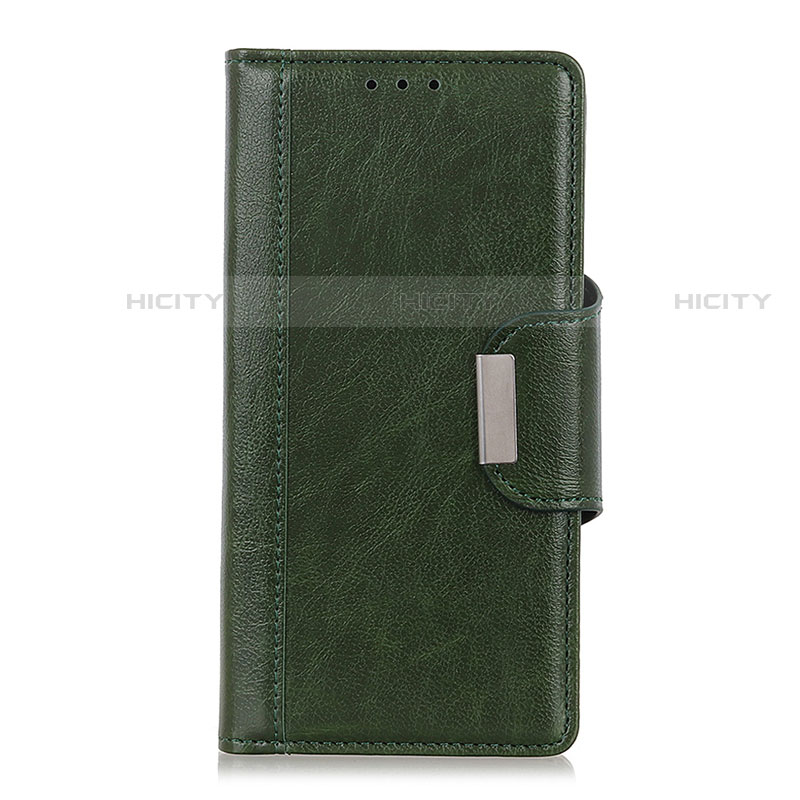 Coque Portefeuille Livre Cuir Etui Clapet L08 pour Huawei Y7p Vert Plus