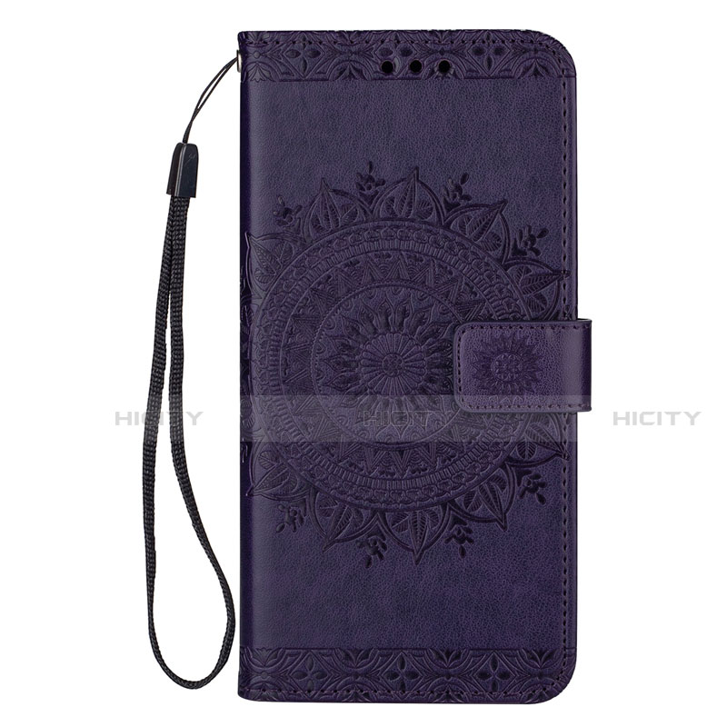 Coque Portefeuille Livre Cuir Etui Clapet L08 pour Samsung Galaxy S20 Plus 5G Violet Plus