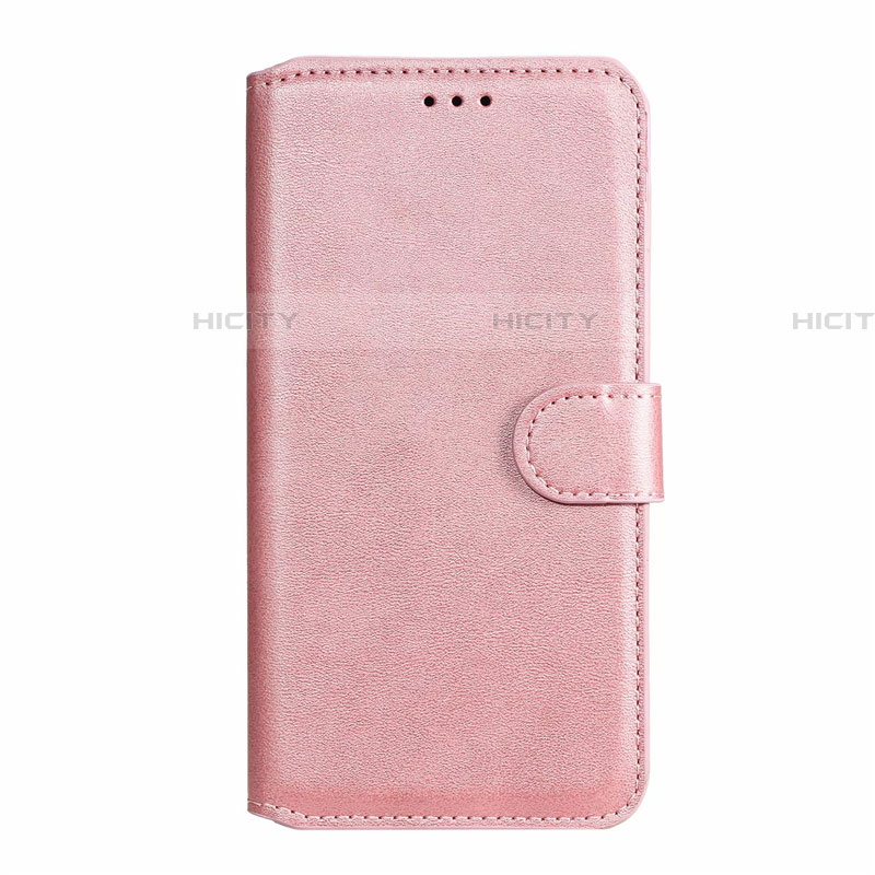 Coque Portefeuille Livre Cuir Etui Clapet L08 pour Xiaomi Redmi Note 9S Or Rose Plus