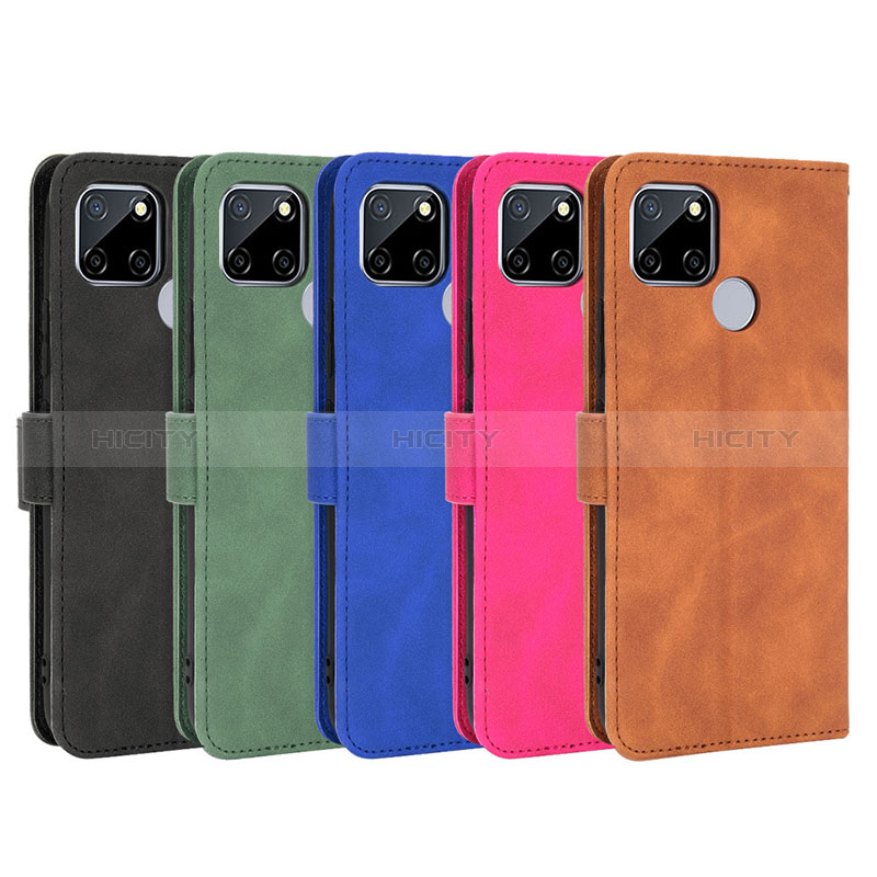 Coque Portefeuille Livre Cuir Etui Clapet L08Z pour Realme 7i RMX2193 Plus