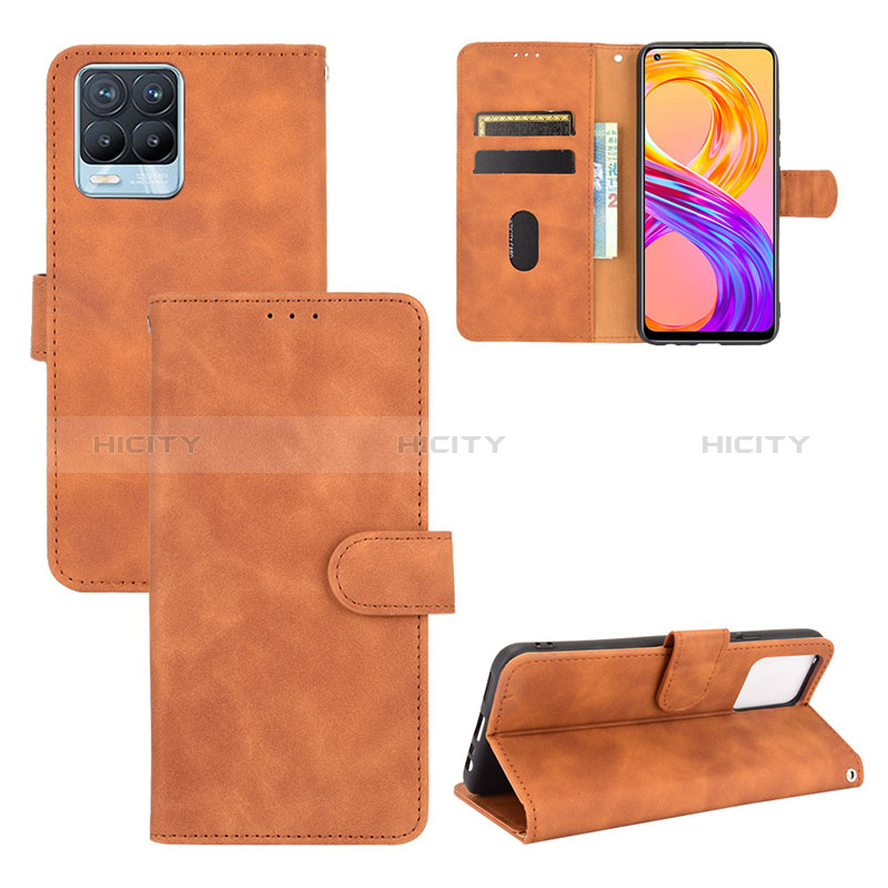 Coque Portefeuille Livre Cuir Etui Clapet L08Z pour Realme 8 4G Plus