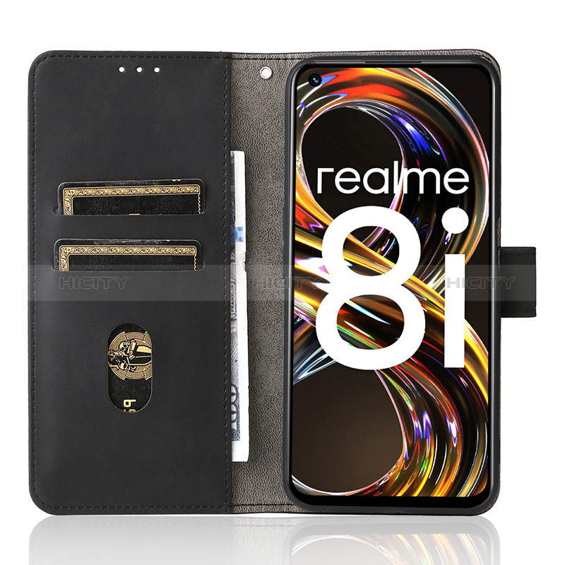 Coque Portefeuille Livre Cuir Etui Clapet L08Z pour Realme 8i Plus