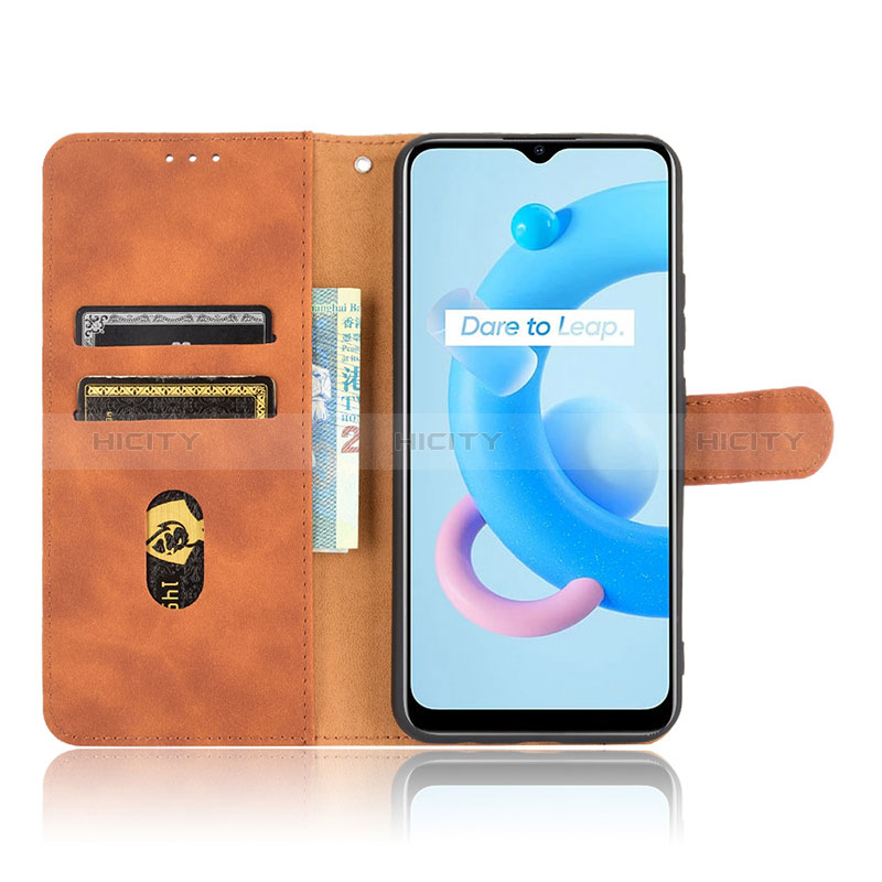 Coque Portefeuille Livre Cuir Etui Clapet L08Z pour Realme C11 (2021) Plus