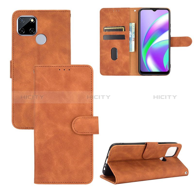 Coque Portefeuille Livre Cuir Etui Clapet L08Z pour Realme C12 Plus