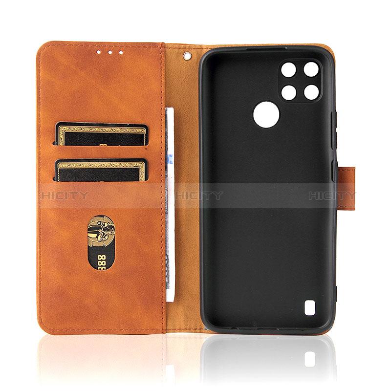 Coque Portefeuille Livre Cuir Etui Clapet L08Z pour Realme C21Y Plus