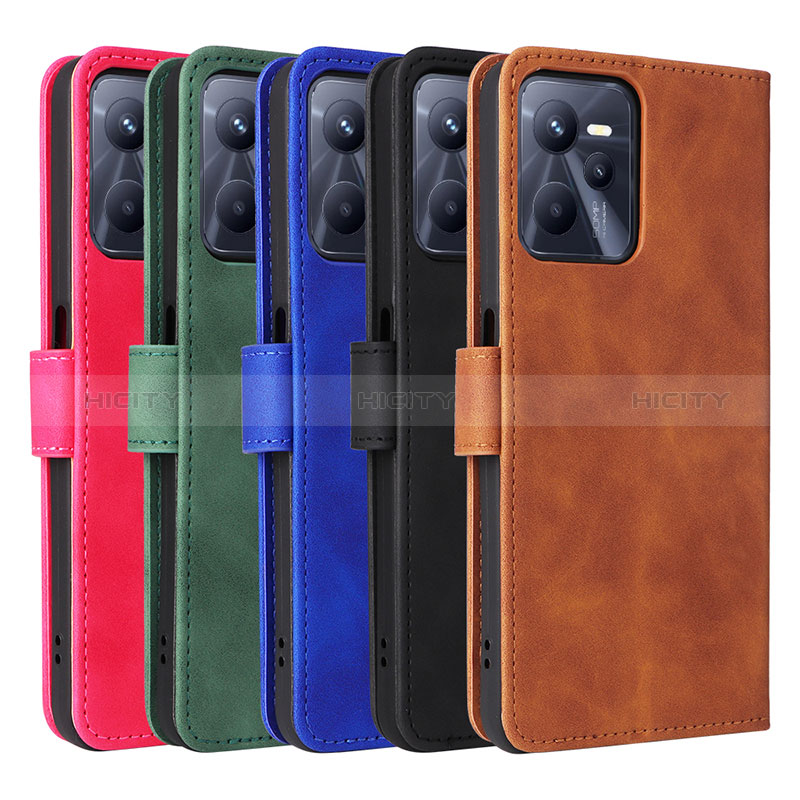 Coque Portefeuille Livre Cuir Etui Clapet L08Z pour Realme C35 Plus