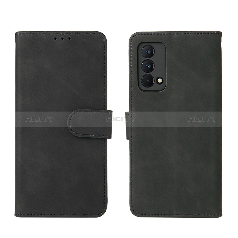 Coque Portefeuille Livre Cuir Etui Clapet L08Z pour Realme GT Master 5G Noir Plus