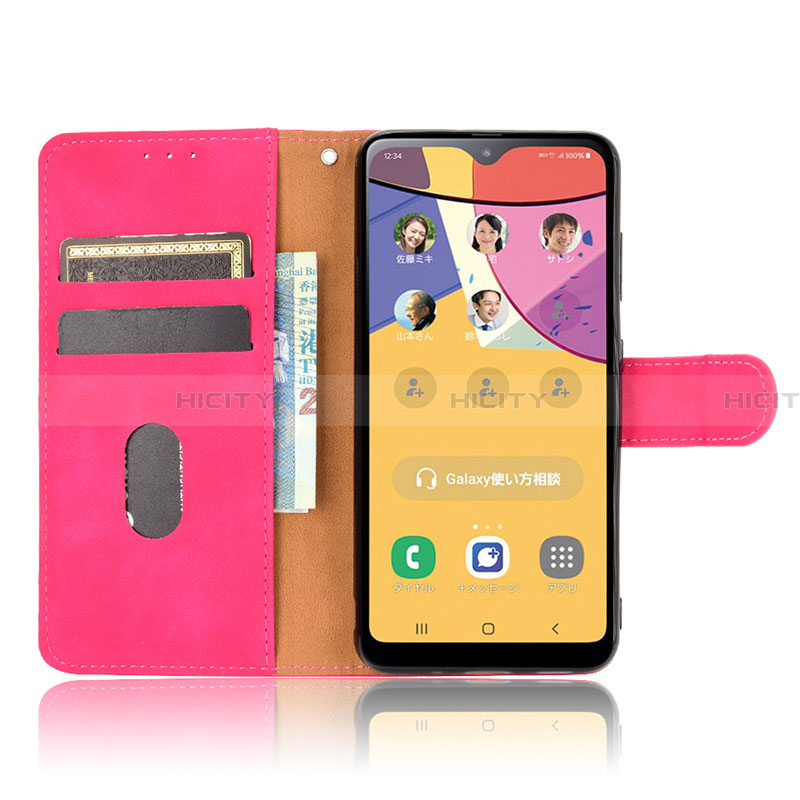 Coque Portefeuille Livre Cuir Etui Clapet L08Z pour Samsung Galaxy A21 SC-42A Plus