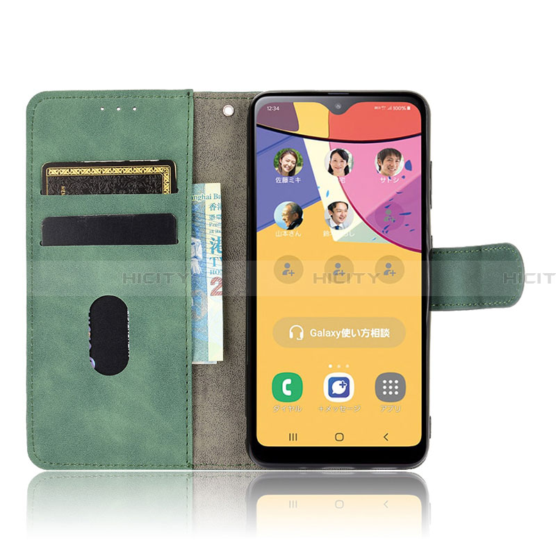 Coque Portefeuille Livre Cuir Etui Clapet L08Z pour Samsung Galaxy A21 SC-42A Plus