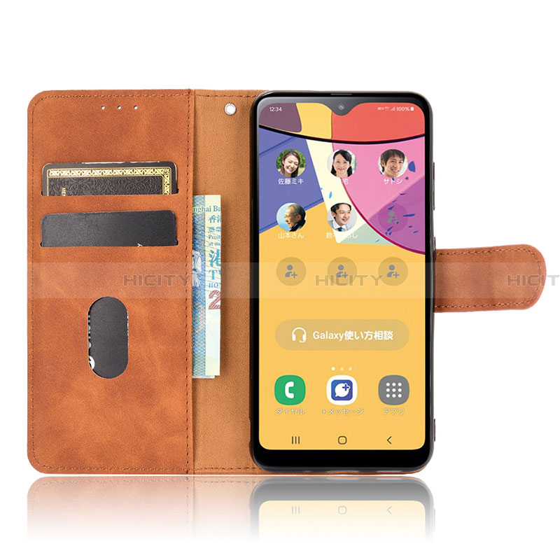 Coque Portefeuille Livre Cuir Etui Clapet L08Z pour Samsung Galaxy A21 SC-42A Plus