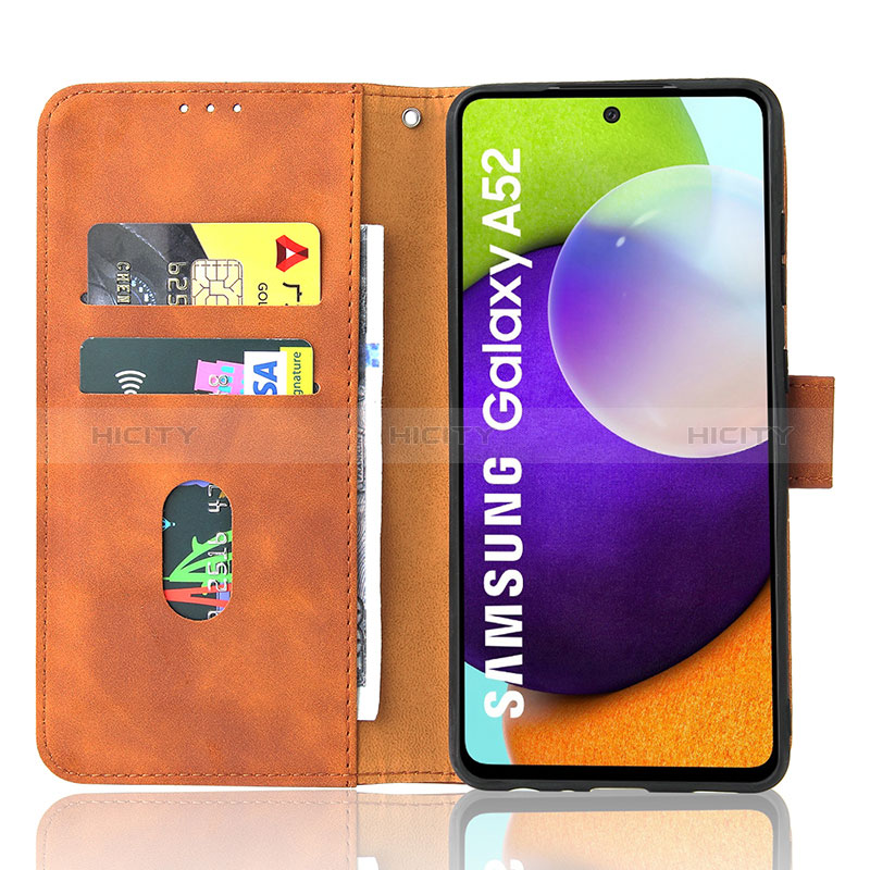 Coque Portefeuille Livre Cuir Etui Clapet L08Z pour Samsung Galaxy A52s 5G Plus