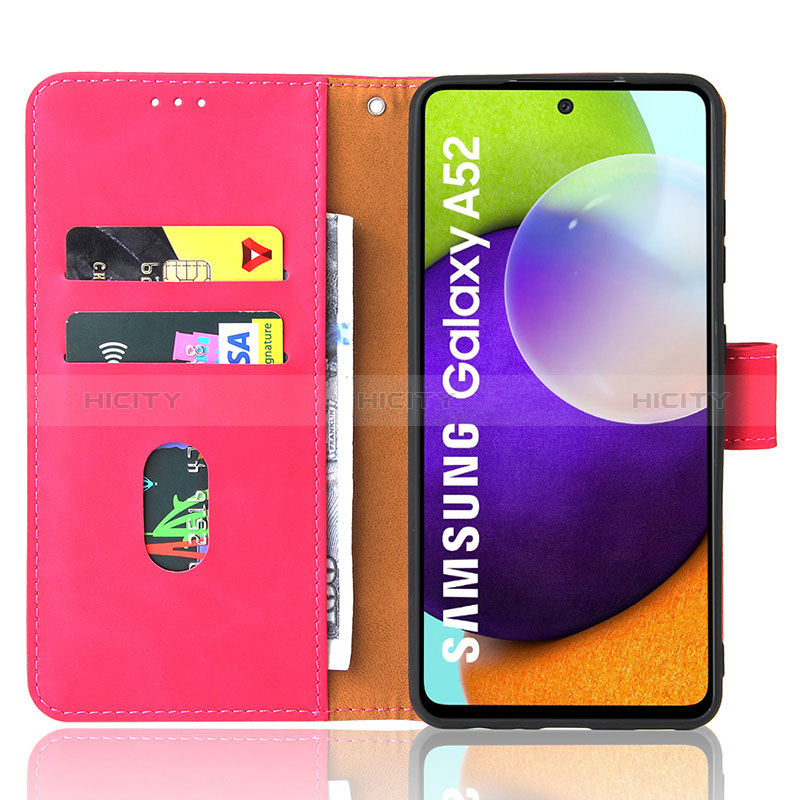 Coque Portefeuille Livre Cuir Etui Clapet L08Z pour Samsung Galaxy A52s 5G Plus