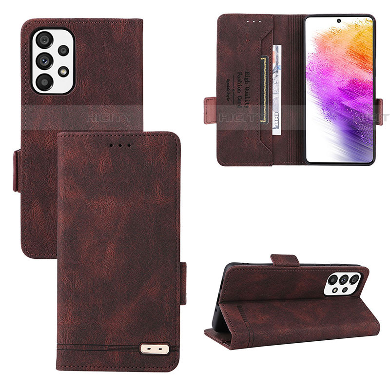 Coque Portefeuille Livre Cuir Etui Clapet L08Z pour Samsung Galaxy A73 5G Plus