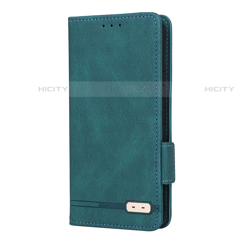 Coque Portefeuille Livre Cuir Etui Clapet L08Z pour Samsung Galaxy S21 Plus 5G Vert Plus