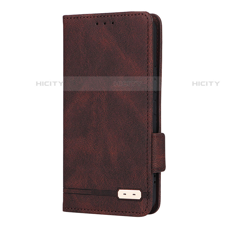 Coque Portefeuille Livre Cuir Etui Clapet L08Z pour Samsung Galaxy S22 Plus 5G Marron Plus