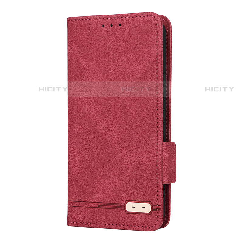 Coque Portefeuille Livre Cuir Etui Clapet L08Z pour Samsung Galaxy S22 Plus 5G Rouge Plus