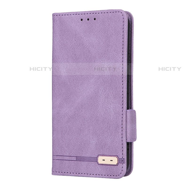 Coque Portefeuille Livre Cuir Etui Clapet L08Z pour Samsung Galaxy S22 Plus 5G Violet Plus