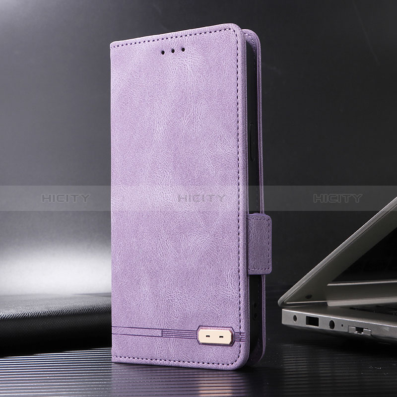 Coque Portefeuille Livre Cuir Etui Clapet L08Z pour Xiaomi POCO C3 Violet Plus