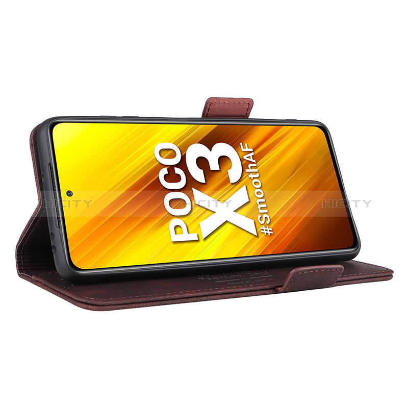 Coque Portefeuille Livre Cuir Etui Clapet L08Z pour Xiaomi Poco X3 Pro Plus