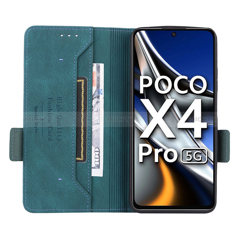 Coque Portefeuille Livre Cuir Etui Clapet L08Z pour Xiaomi Poco X4 Pro 5G Plus