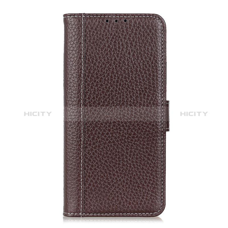 Coque Portefeuille Livre Cuir Etui Clapet L09 pour Samsung Galaxy M11 Marron Plus