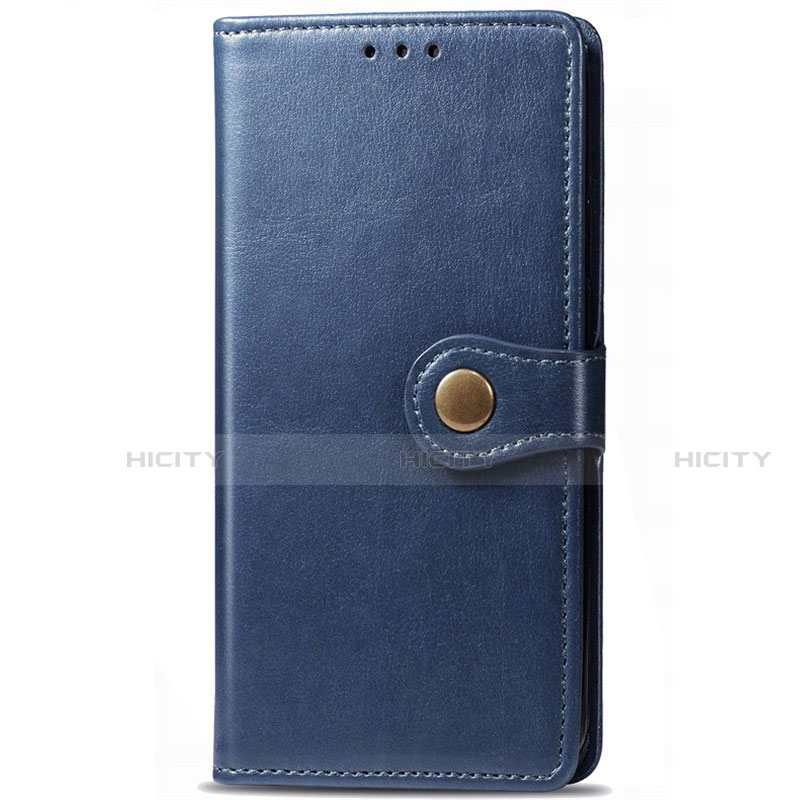 Coque Portefeuille Livre Cuir Etui Clapet L09 pour Samsung Galaxy M21s Bleu Plus