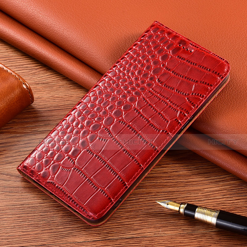 Coque Portefeuille Livre Cuir Etui Clapet L09 pour Xiaomi Poco X3 Rouge Plus