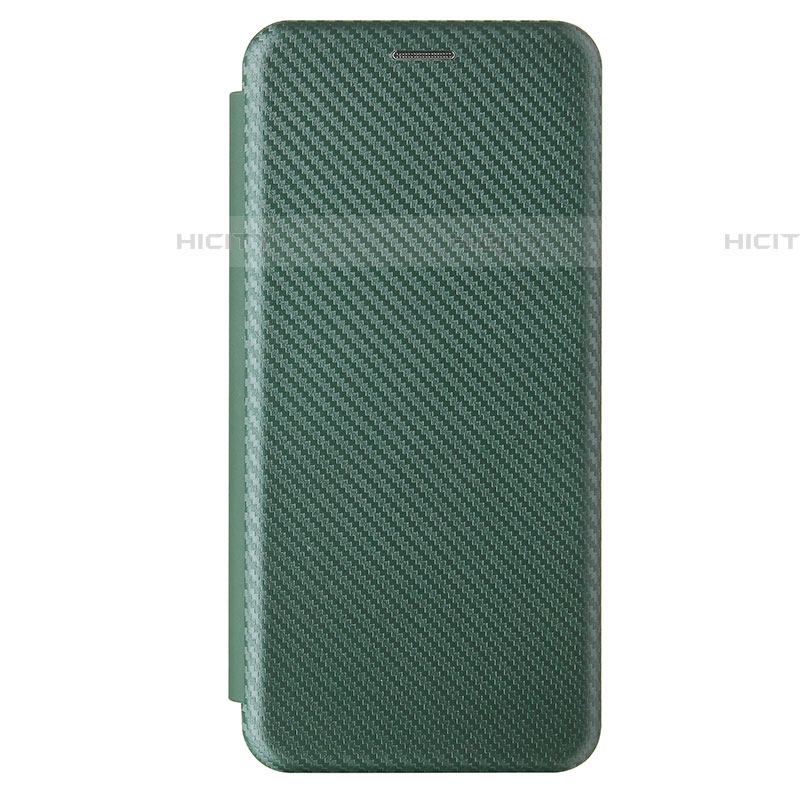 Coque Portefeuille Livre Cuir Etui Clapet L09Z pour Samsung Galaxy A03s Vert Plus