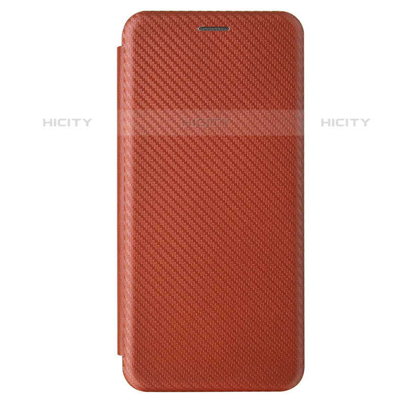 Coque Portefeuille Livre Cuir Etui Clapet L09Z pour Samsung Galaxy M02s Marron Plus