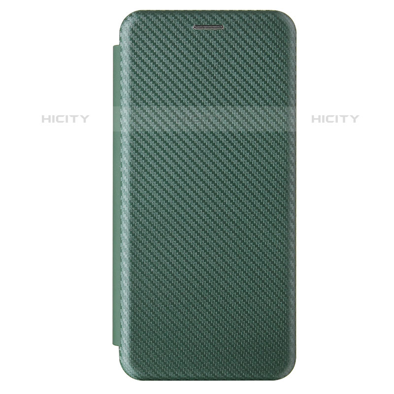 Coque Portefeuille Livre Cuir Etui Clapet L09Z pour Samsung Galaxy M02s Vert Plus