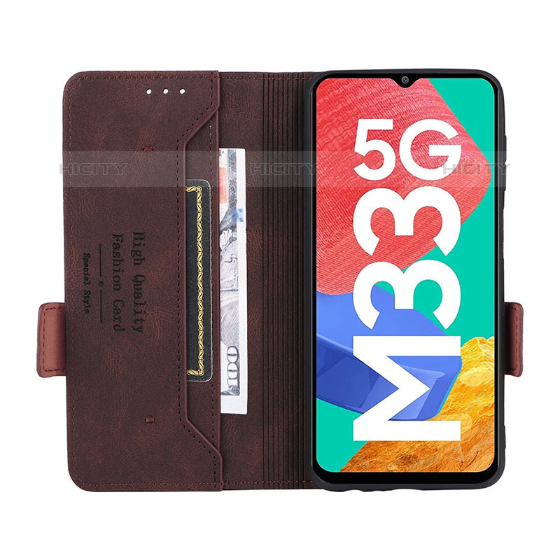 Coque Portefeuille Livre Cuir Etui Clapet L09Z pour Samsung Galaxy M33 5G Plus