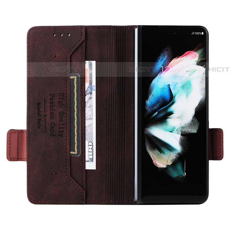 Coque Portefeuille Livre Cuir Etui Clapet L09Z pour Samsung Galaxy Z Fold4 5G Plus