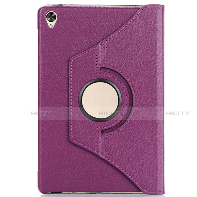 Coque Portefeuille Livre Cuir Etui Clapet L10 pour Huawei MediaPad M6 10.8 Violet Plus