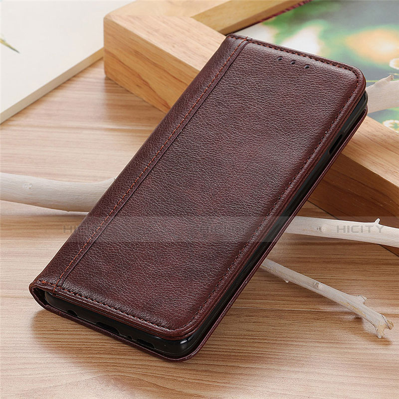 Coque Portefeuille Livre Cuir Etui Clapet L10 pour Huawei Nova 8 SE 5G Marron Plus