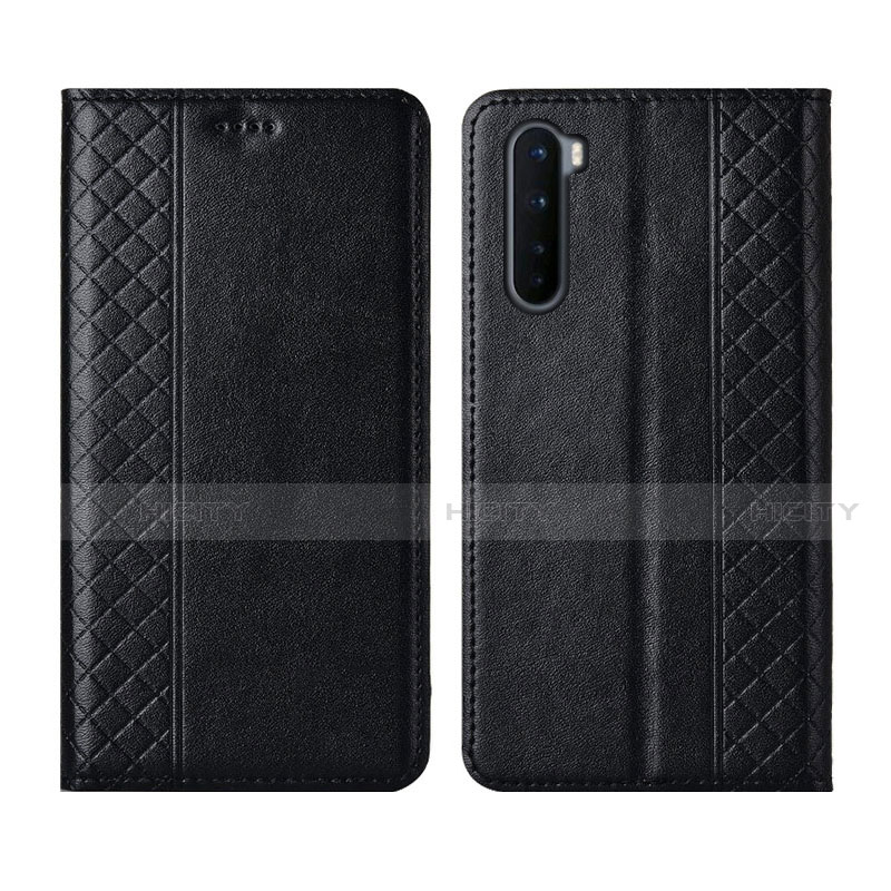 Coque Portefeuille Livre Cuir Etui Clapet L10 pour OnePlus Nord Noir Plus