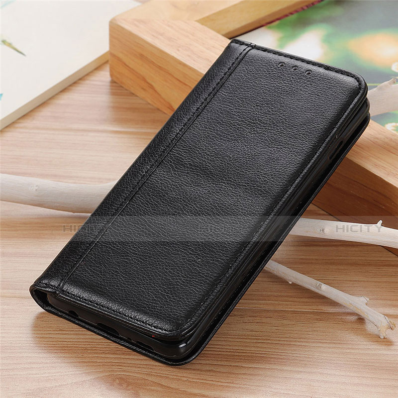 Coque Portefeuille Livre Cuir Etui Clapet L10 pour Oppo Reno5 5G Noir Plus