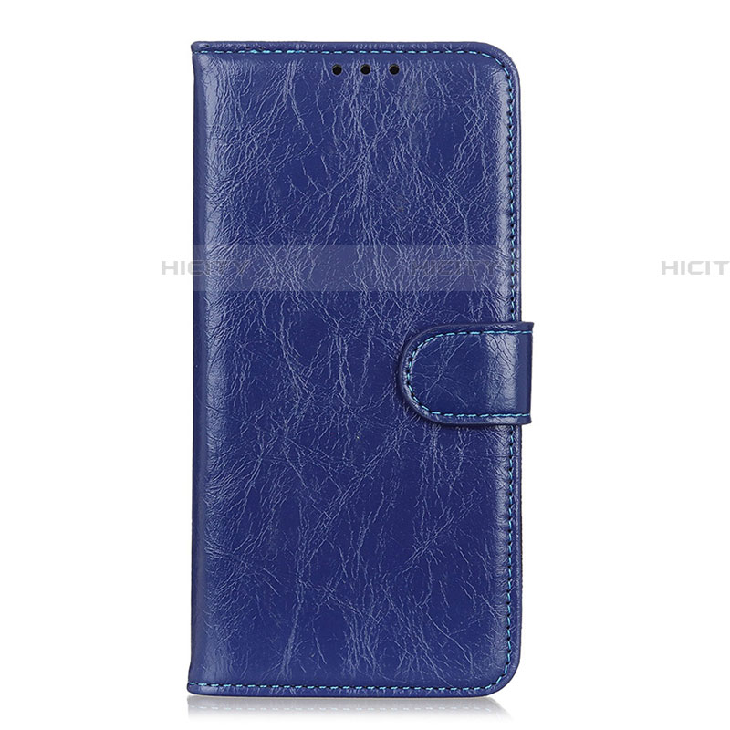 Coque Portefeuille Livre Cuir Etui Clapet L10 pour Xiaomi Mi 10 Lite Bleu Plus