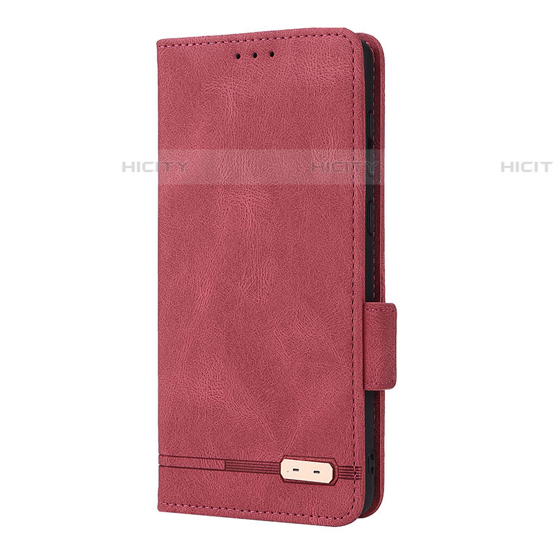 Coque Portefeuille Livre Cuir Etui Clapet L10Z pour Samsung Galaxy A73 5G Rouge Plus