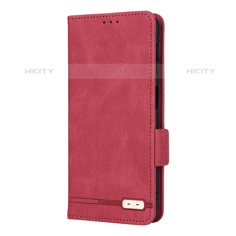 Coque Portefeuille Livre Cuir Etui Clapet L10Z pour Samsung Galaxy M32 5G Rouge Plus